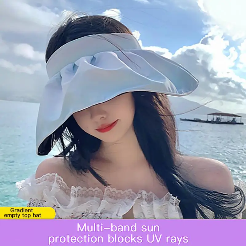 

2022 Summer Hats Women Sun Hat Visor Suncreen Floppy Caps Female Outdoor Sport Casual Headless Fisherman Cap For Beach Travel
