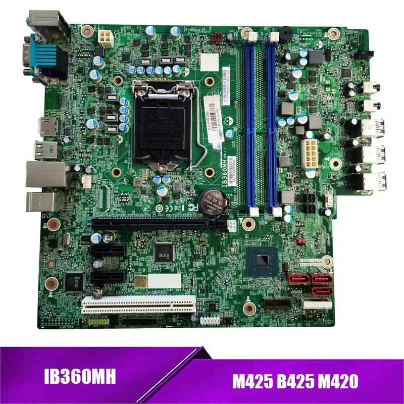 Desktop PC Motherboard For M425 B425 M420 T4900V IB360MH 01LM818 B360 Mainboard