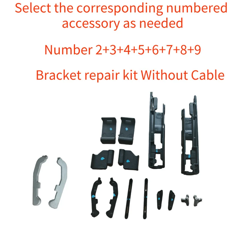 

Запасные части для BMW X3 E83 X5 E70 E53 F15, зажим для люка, солнцезащитного козырька, запасные части, комплект 54137155683 54107198762 54107387012