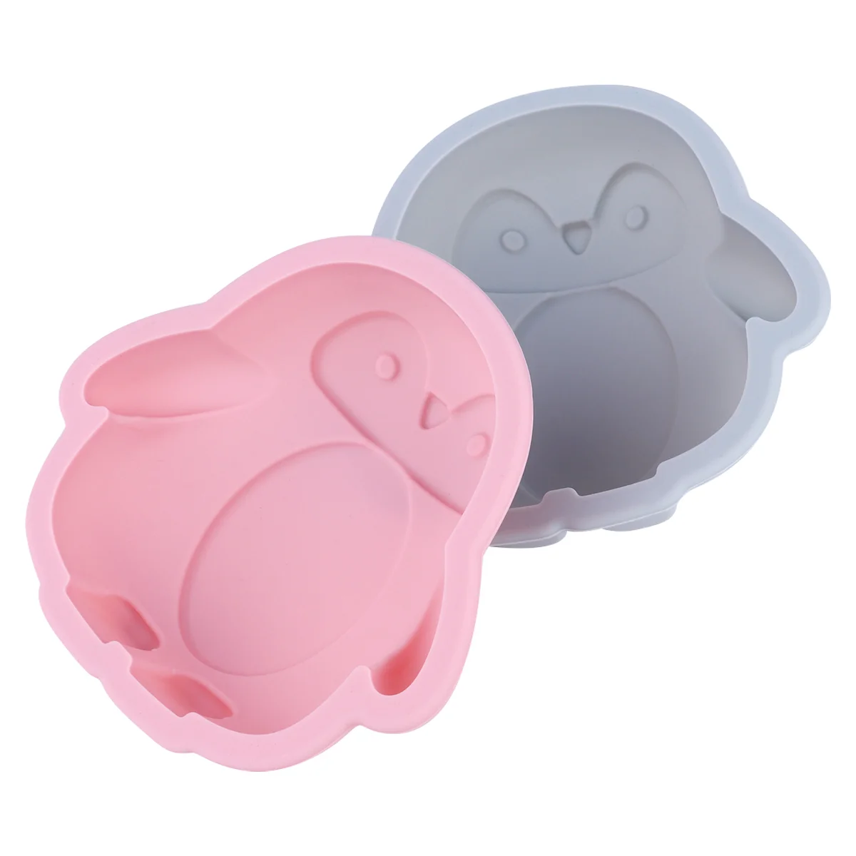 

Molds Silicone Penguin Pan Animal Candy Keychainpancake Pudding Cupcake Baking Cookie Trays Bomb Bath Cake Fondant Jelly Soap