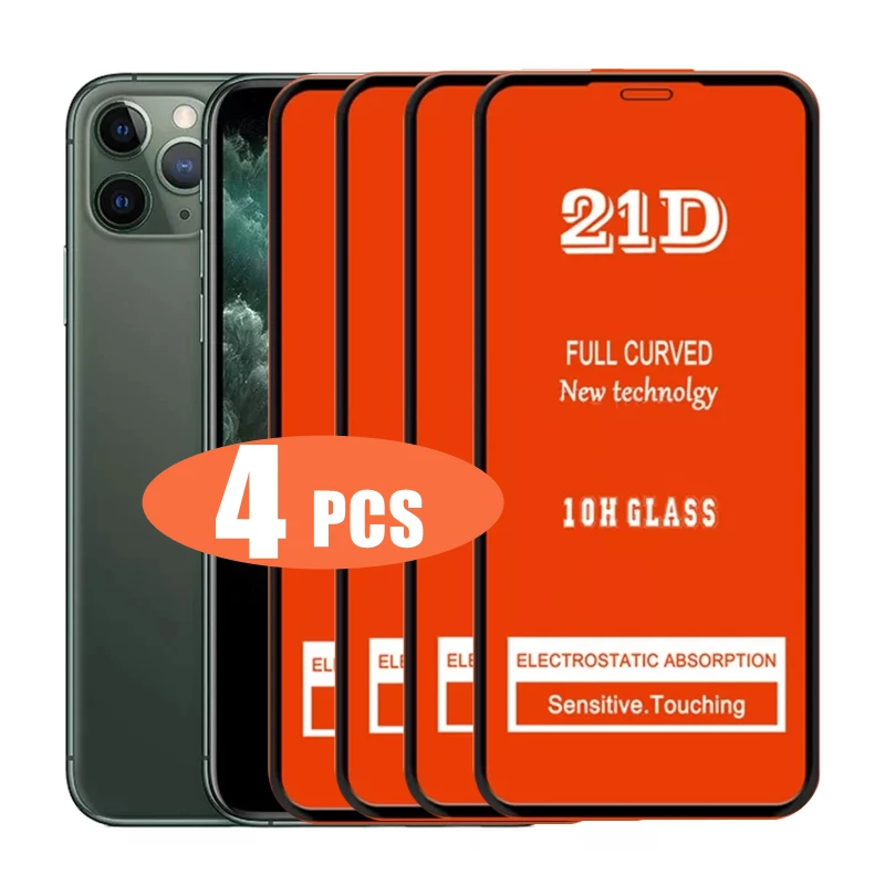 

Full Cover Tempered Glass for iPhone 13 11 12 Pro MAX Protective Screen Protector for iPhone 6 6S 7 8 Plus SE X XR XS MAX Glass