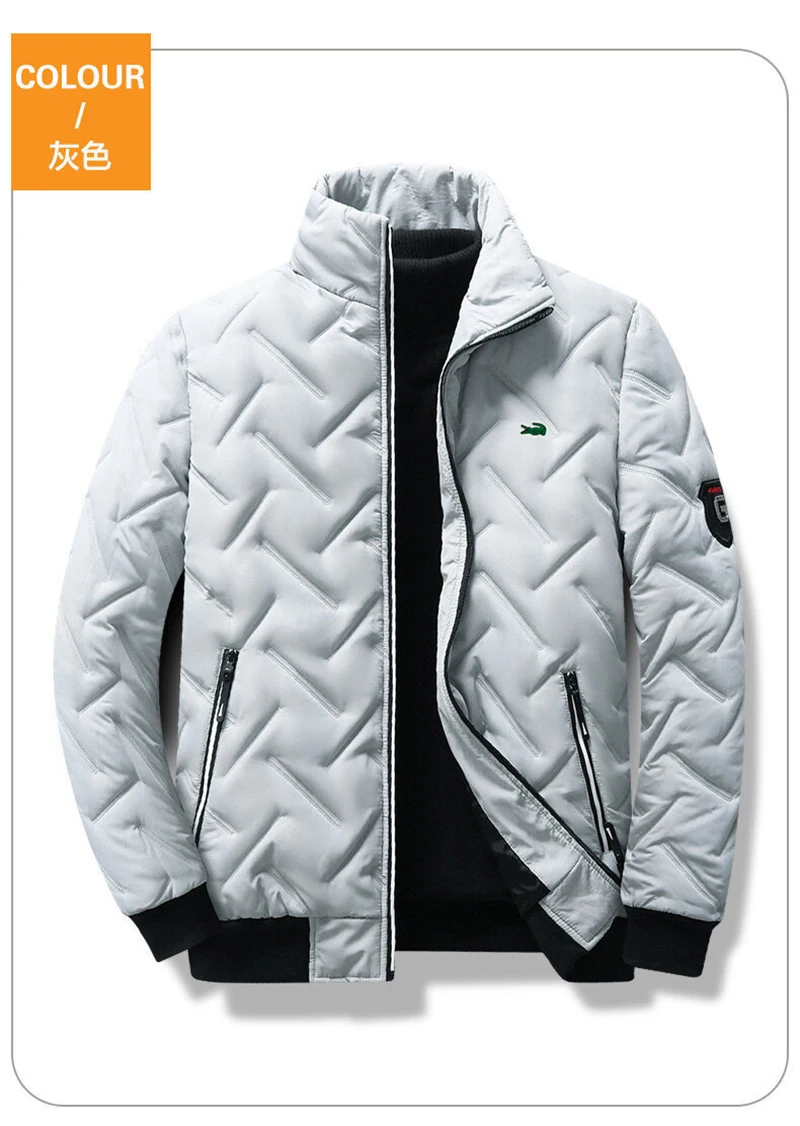 2023 new cotton jacket men's down cotton jacket thickened warm fashion casual padded jacket jacket