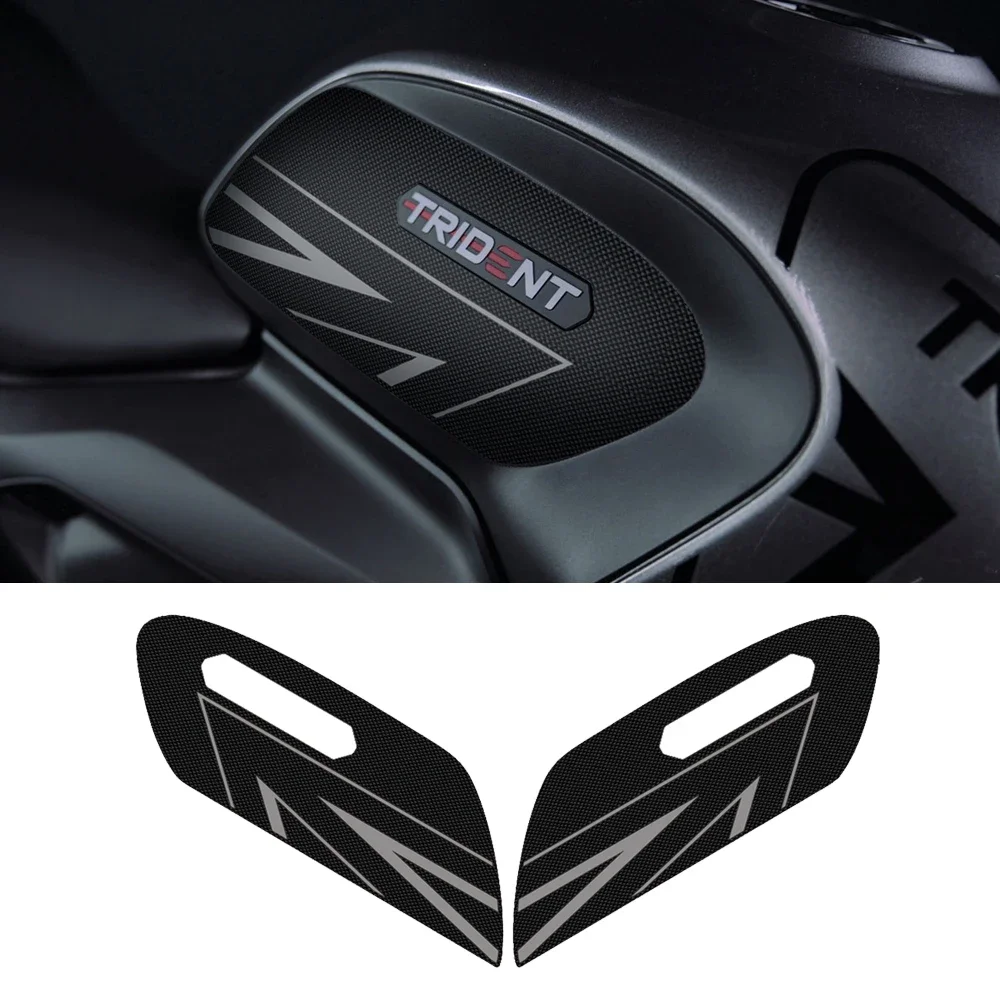 Защитный наколенник для бокового бака мотоцикла Triumph Trident 660 2021-2023