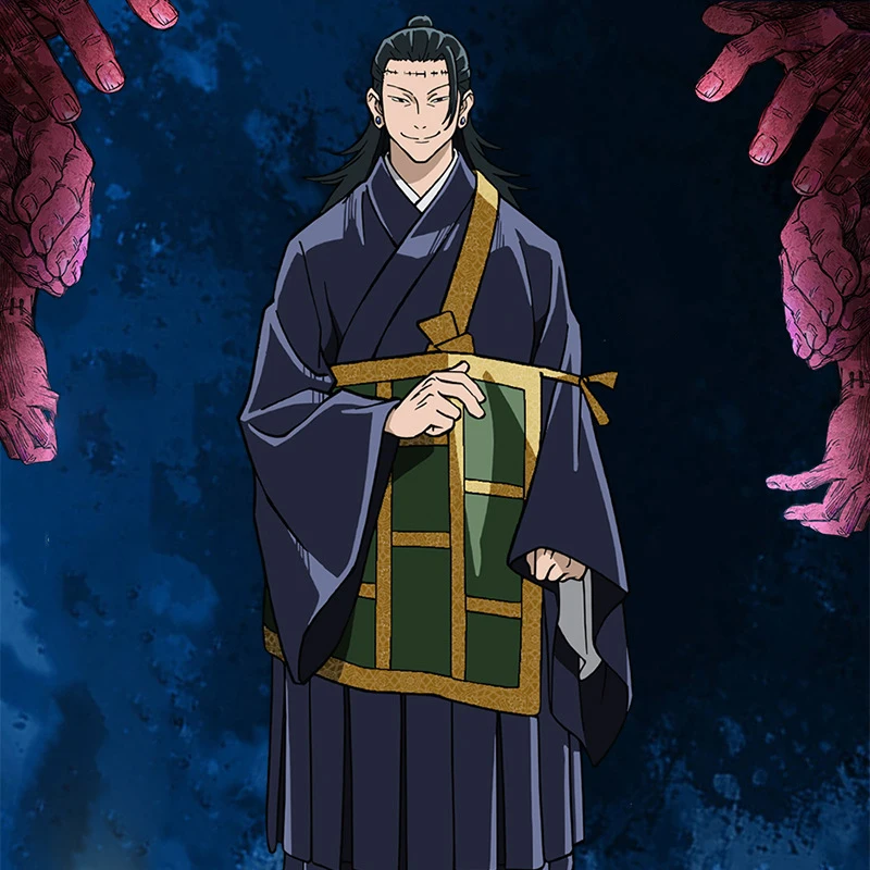 

Костюм для косплея юютсу касин кимоно гето сугуру старшая школа парик Аниме Косплей Костюм Униформа обувь для женщин мужчин халат