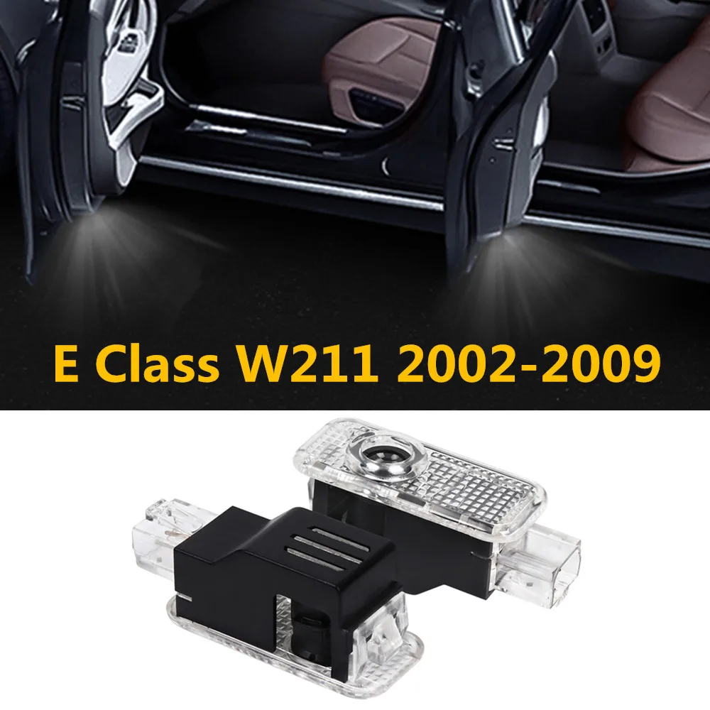 

2X для Mercedes Benz E Class W211 S211 2002-2009 2008 2007 светодиодный автомобильный дверной проектор с логотипом приветствия Ghost Shadow Light аксессуары