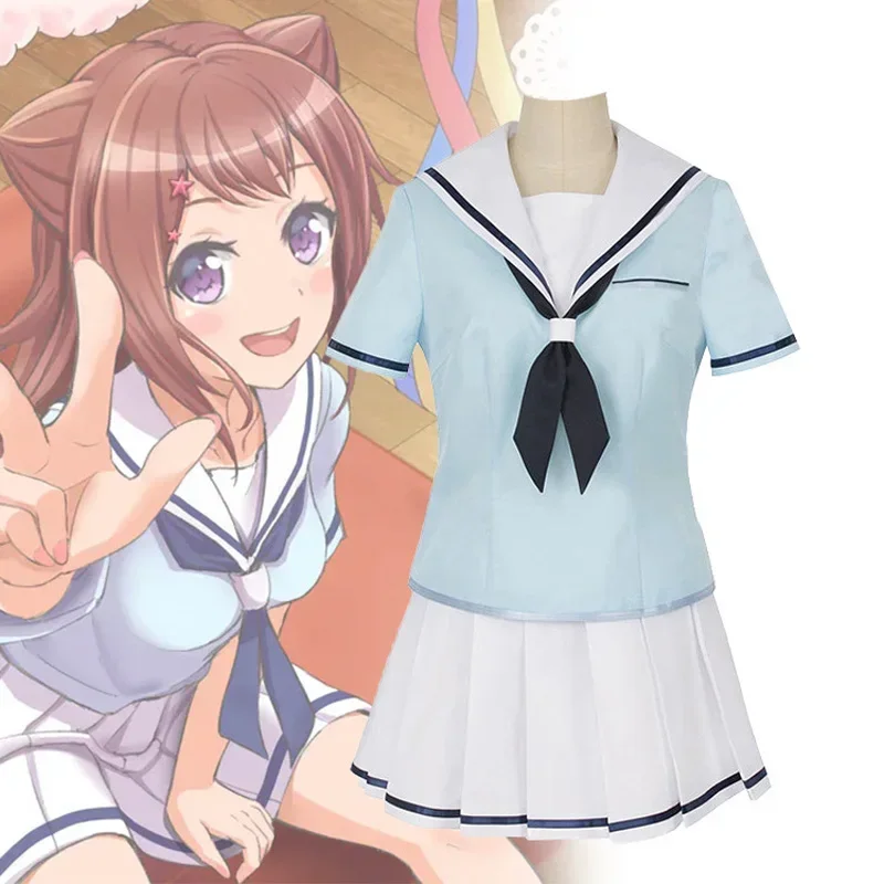 Coslan аниме BanG Dream костюмы для косплея Poppin вечерние форма poopipa Indore Kaumi Hanazono JK tae топы