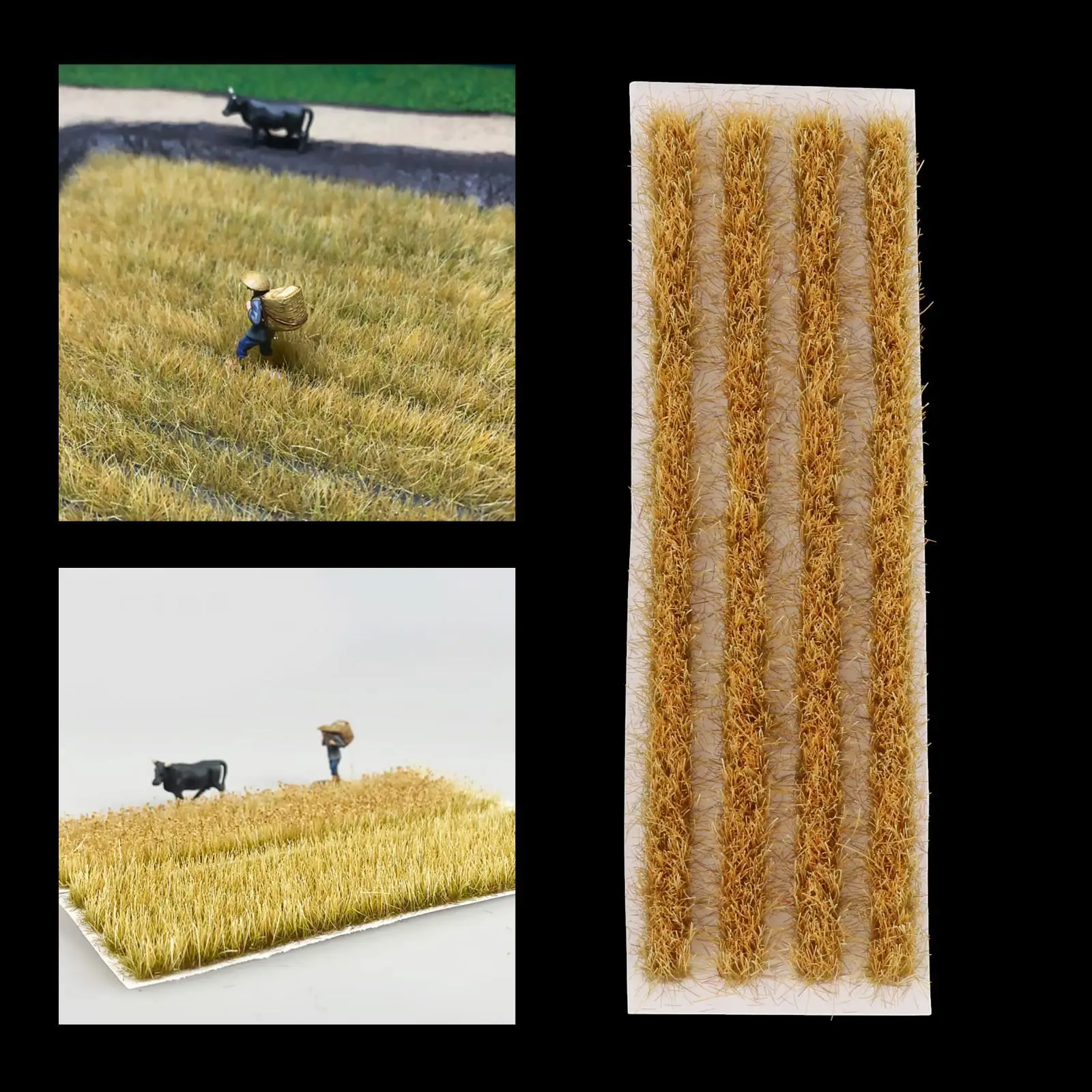 

1:72-87 Miniature Wheat Field For Railway Lawn Landscape Scenery Diorama