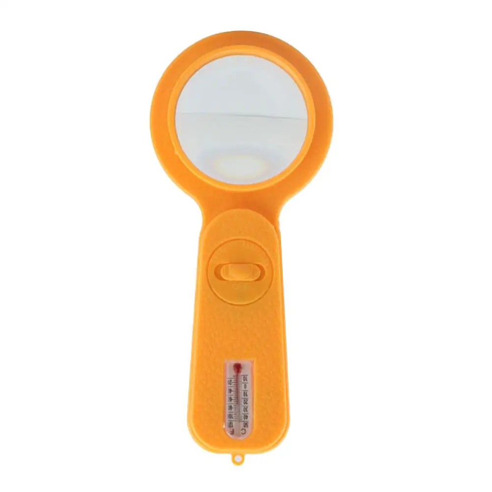 

LED Lamp Money Checking Magnifier Skillful Manufacture Superior Quality Portable Thermometer with Compass