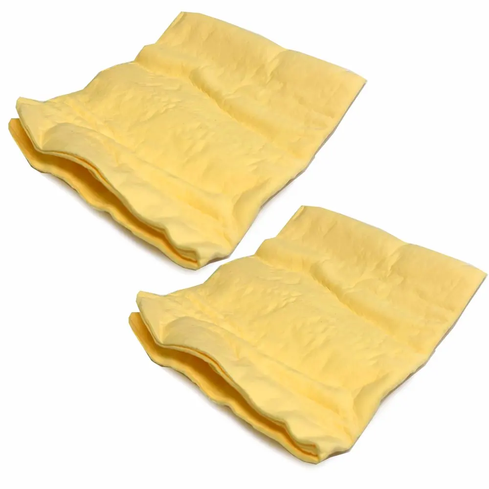 2 Pc  Synthetic Multi Purpose Cleaning Cloths Shammy Car Wash Towel Auto