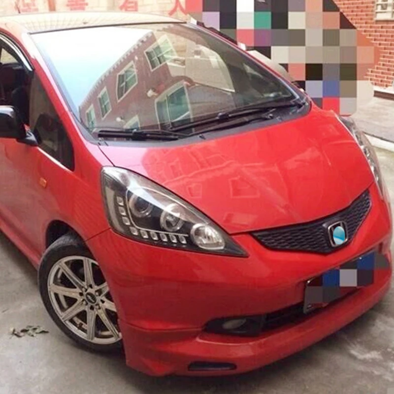 Для Honda Fit Jazz ABS передний бампер диффузор разделитель губ комплект для