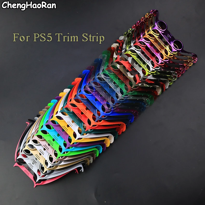 

ChengHaoRan Decorative Strip for PS5 Controller Joystick Style Gamepad Cover Replacement Decorative Shell Trim Strip and ring