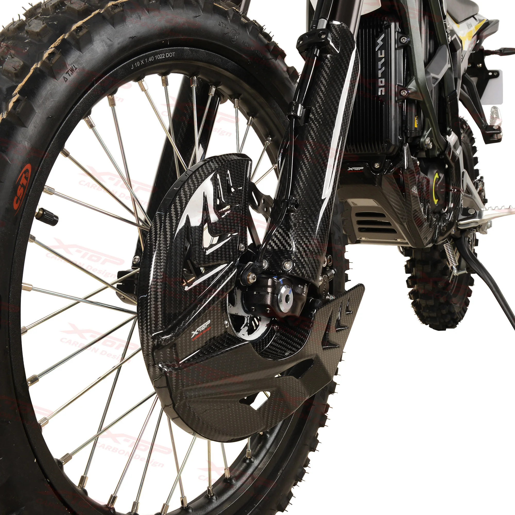 Carbon Fiber Front Brake Disc Protection Shell