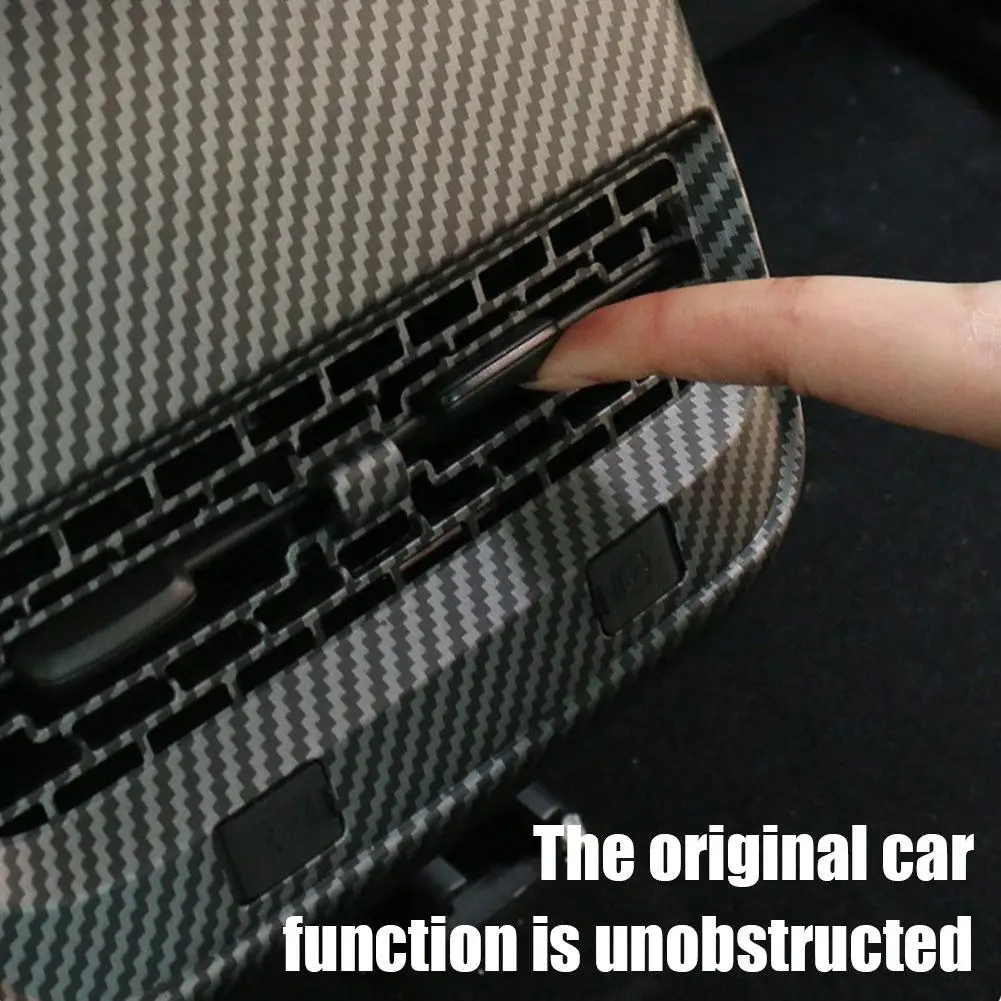 

Задняя крышка для выхода вентиляционного отверстия Tesla Model 3 Y, отделка, новая крышка, автомобильные ABS USB Углеродные аксессуары, доступ к отверстию от царапин U7A8