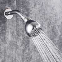 in wall concealed abs pressurized shower head filter bath head water saving shower adjustable arm home bathroom accessories