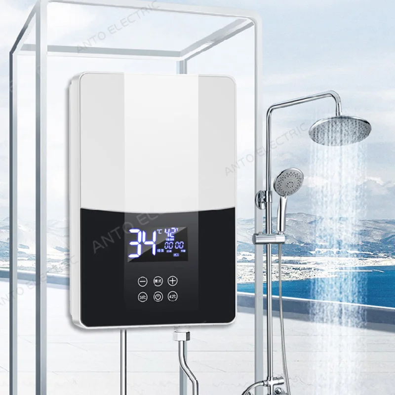 

ANTO On Demand With Rain Shower Mini Electric Water Heater