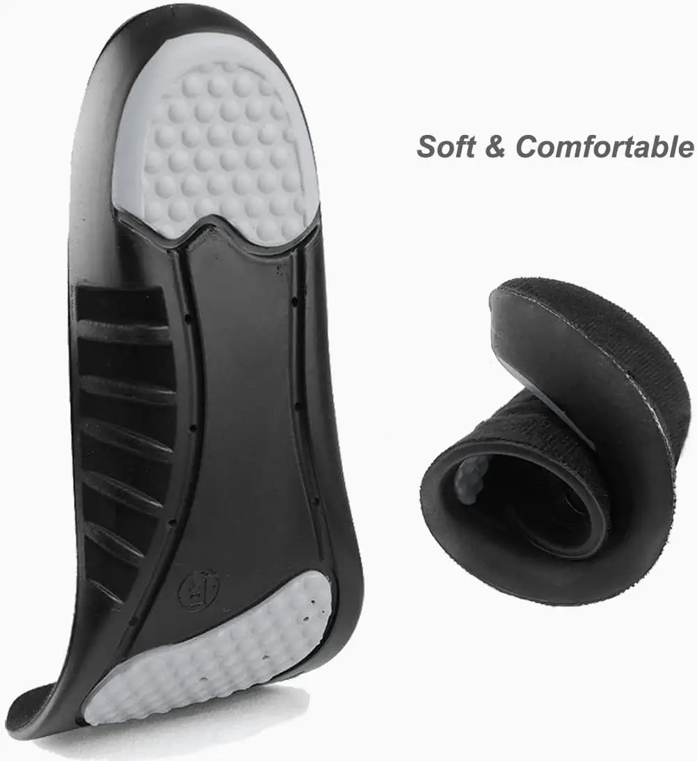 Insoles Memory Foam Insoles Shoes Inserts for Men and Women Providing Arch Support Cushion Shock Absorption Relieve Foot Pain