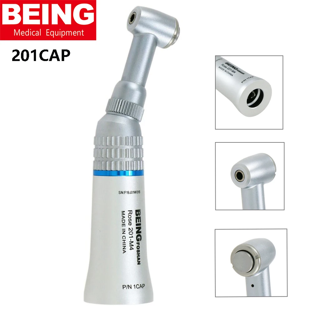 

Being Dental E-type Push Button Low Speed Contra Angle Handpiece Rose 201CAP