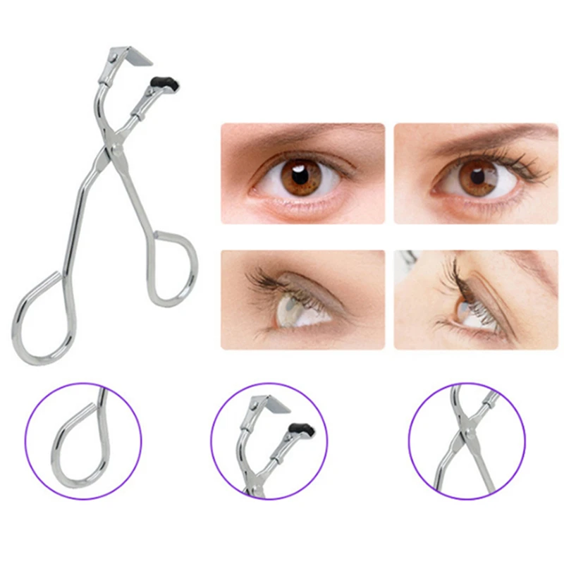 

1PC Professional Eyelash Curler Folded False Eyelash Aids Nature Curl Steel Eyelashes Curling Cosmetic Clip Small Make-Up Tools