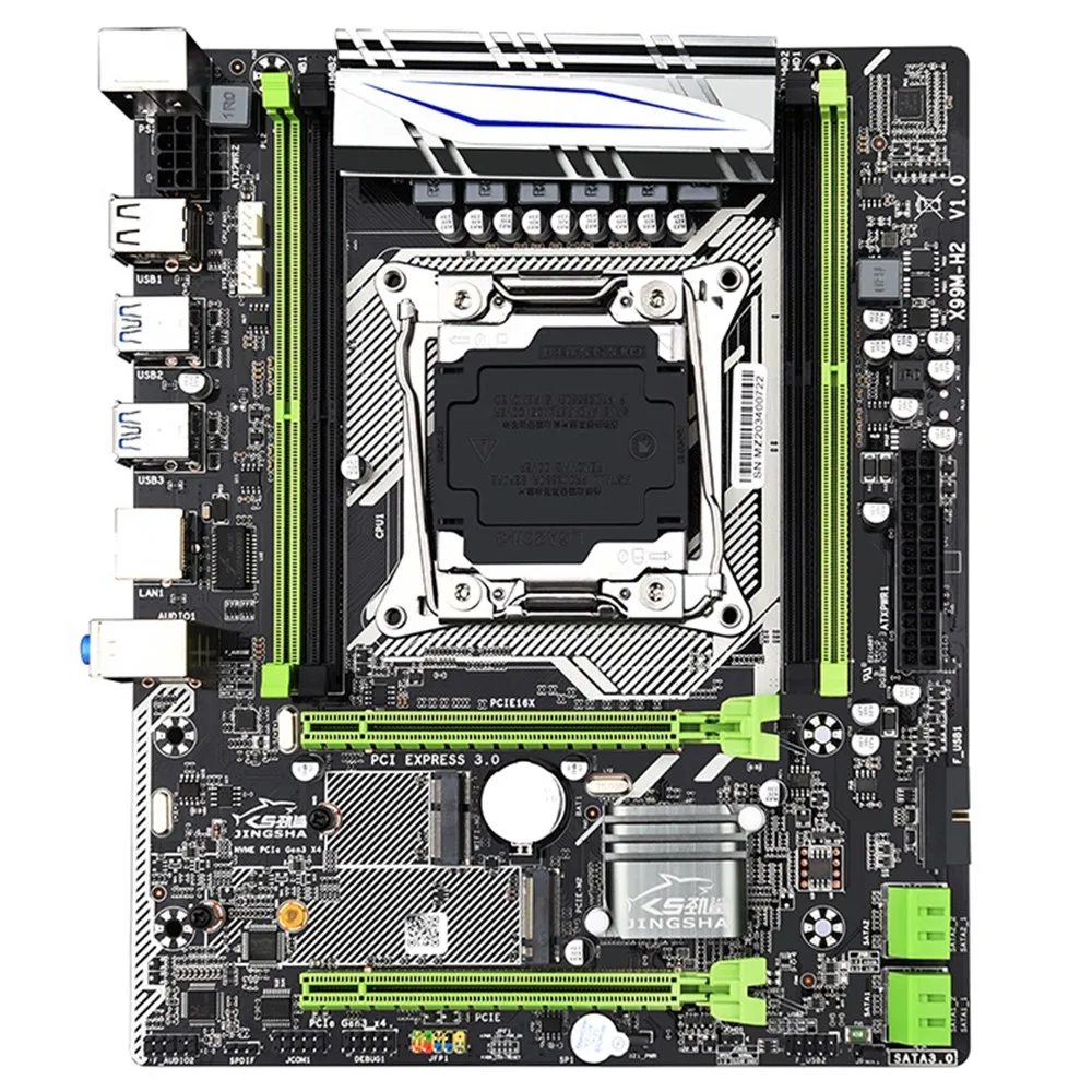 

JINGSHA X99M-H2 Computer Motherboard Support LGA2011-3 V4/V3 CPU DDR4 128GB Memory Matx Game Office Desktop Game Motherboard