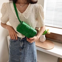 new trend mini pillow women shoulder bag fashion plaid lady shoulder bag design messenger purses luxury small square clutch 2022