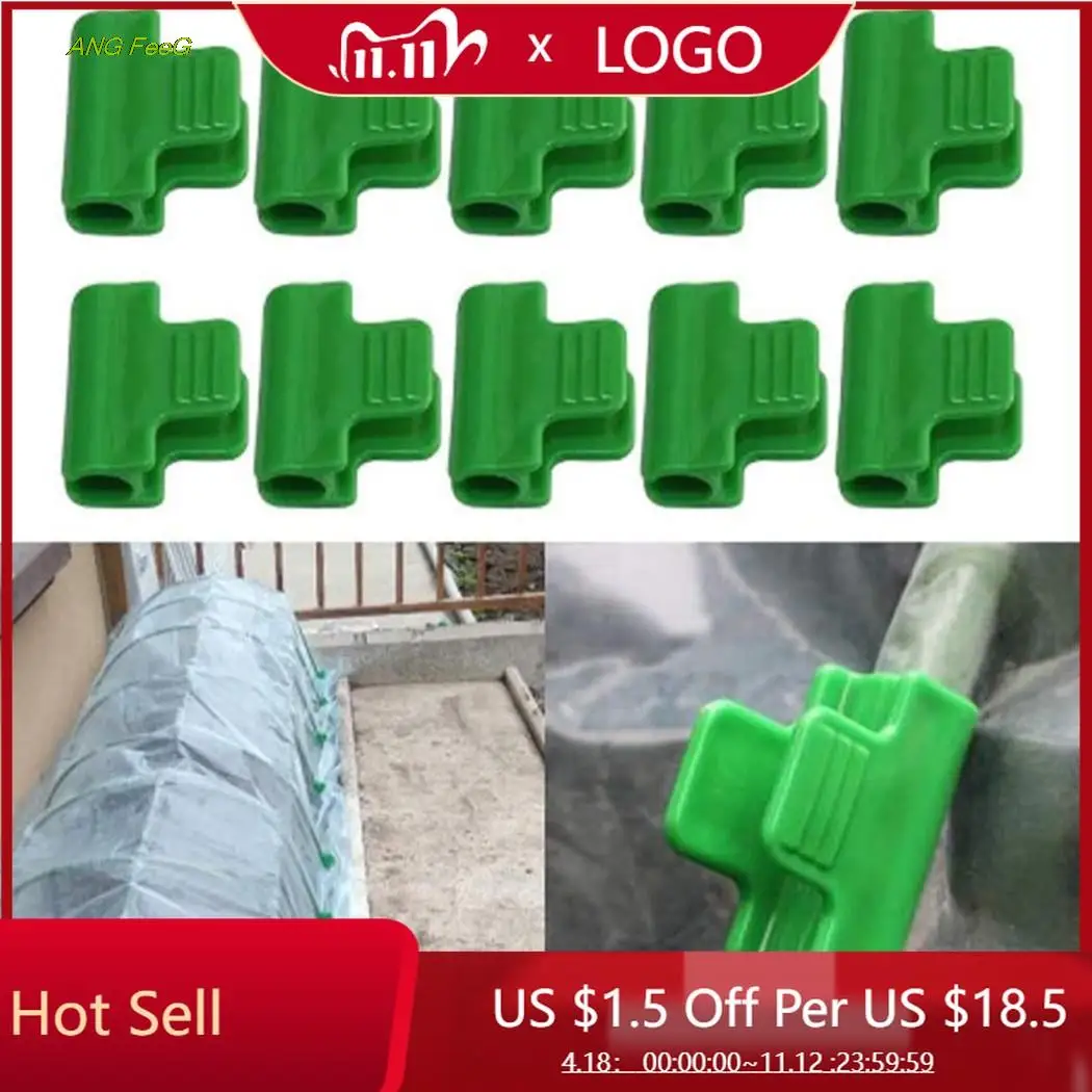 

10Pcs Greenhouse Film Row Pipe Clamps Cover Netting Tunnel Hoop Clips Frame Hose Rod Clips Garden Tool Accessories gardena