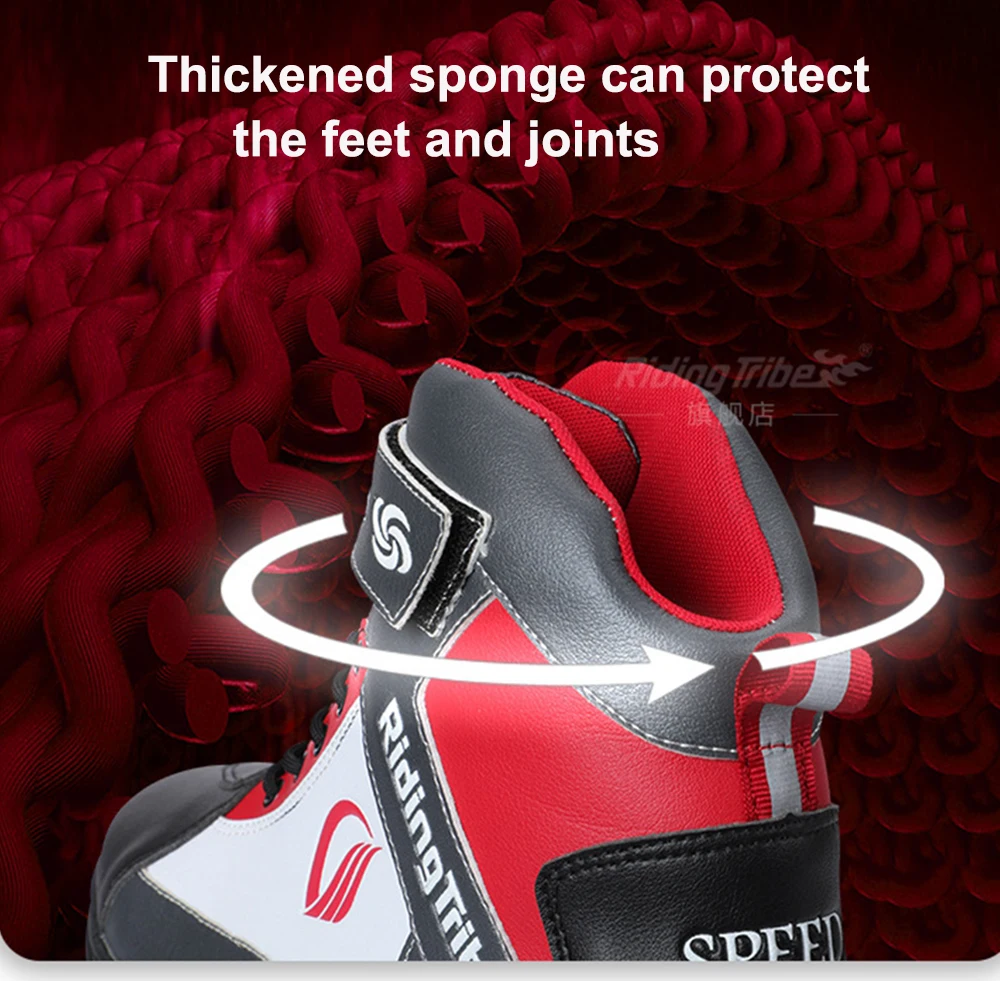 NEW Hot Motorcycle Breathable Boots Racing Shoes Locomotive Anti-fall Motocross Boots Water-repellent  Riding Shoes Winter enlarge