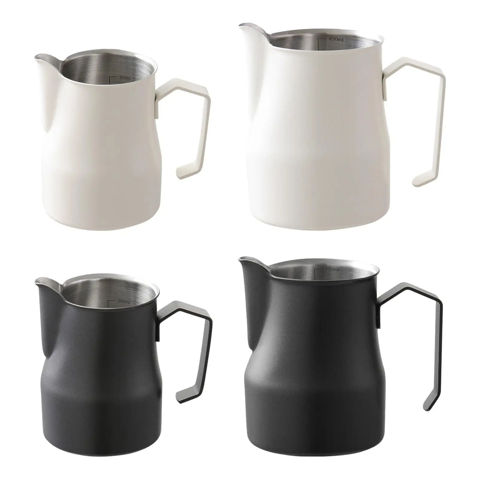 

Milk Frothing Pitcher Jug Stainless Steel Milk Frother Cup for Restaurant