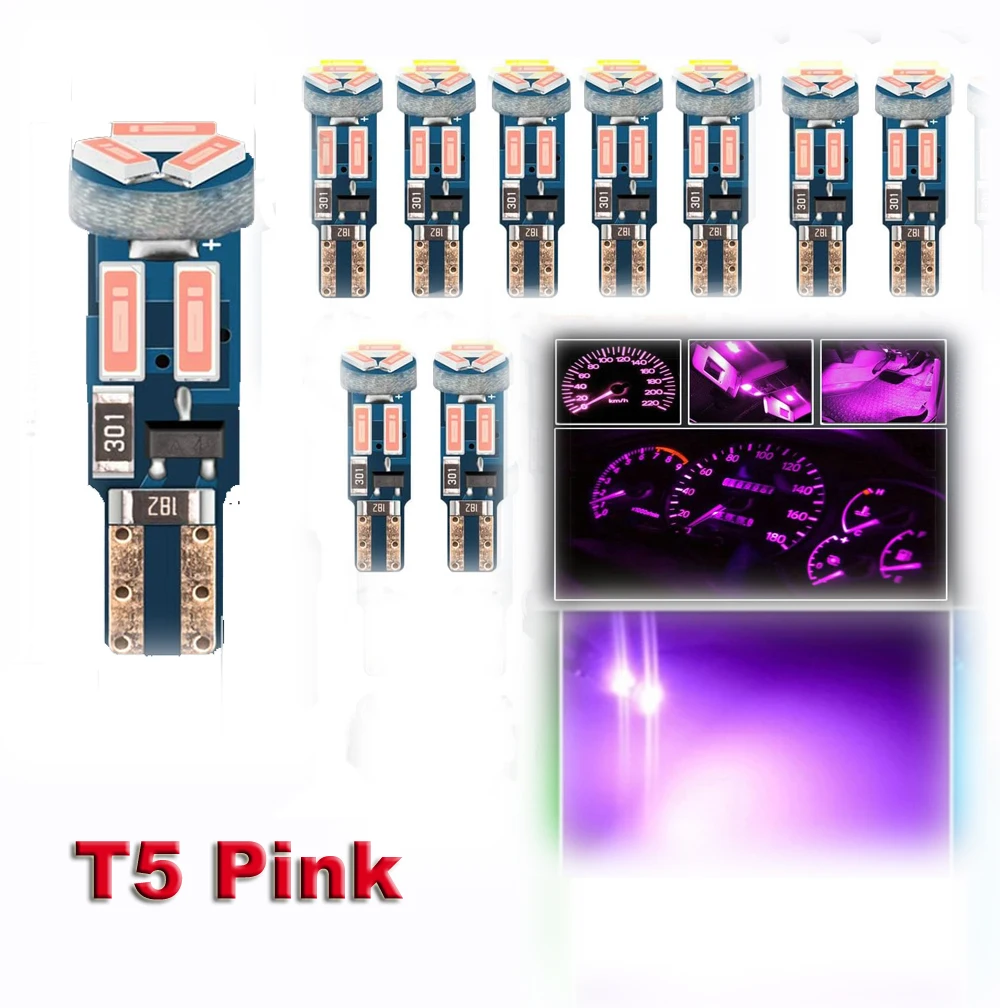 

Светодиодная лампа T5 PC74 PC37 с поворотным замком для приборной панели, приборной панели, кластерный светильник, косметическое зеркало, светильник для перчаточного ящика