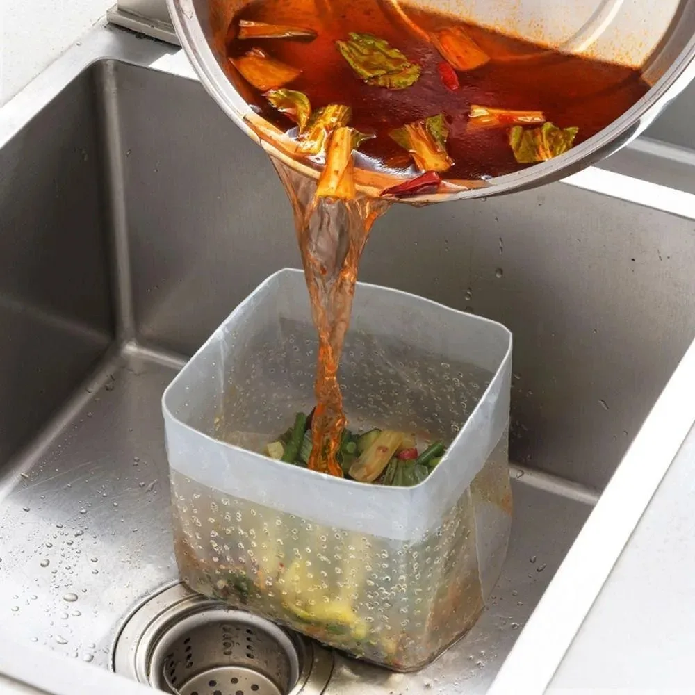 Самоопорный сливной мешок для мусора одноразовый утолщенный кухонной раковины