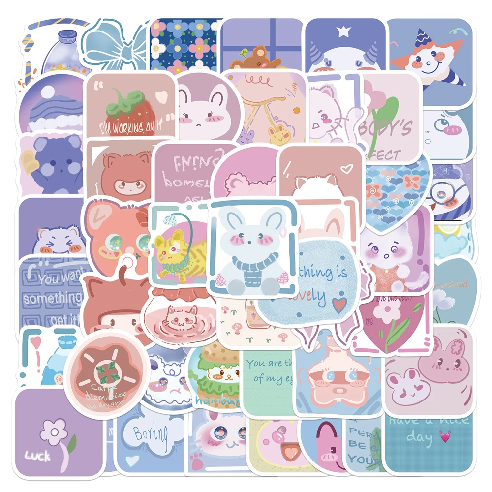 

10/30/50PCS Cartoon Cute Ins Style Creative Graffiti Stickers Refrigerator Skateboard Luggage Laptop Computer Wholesale