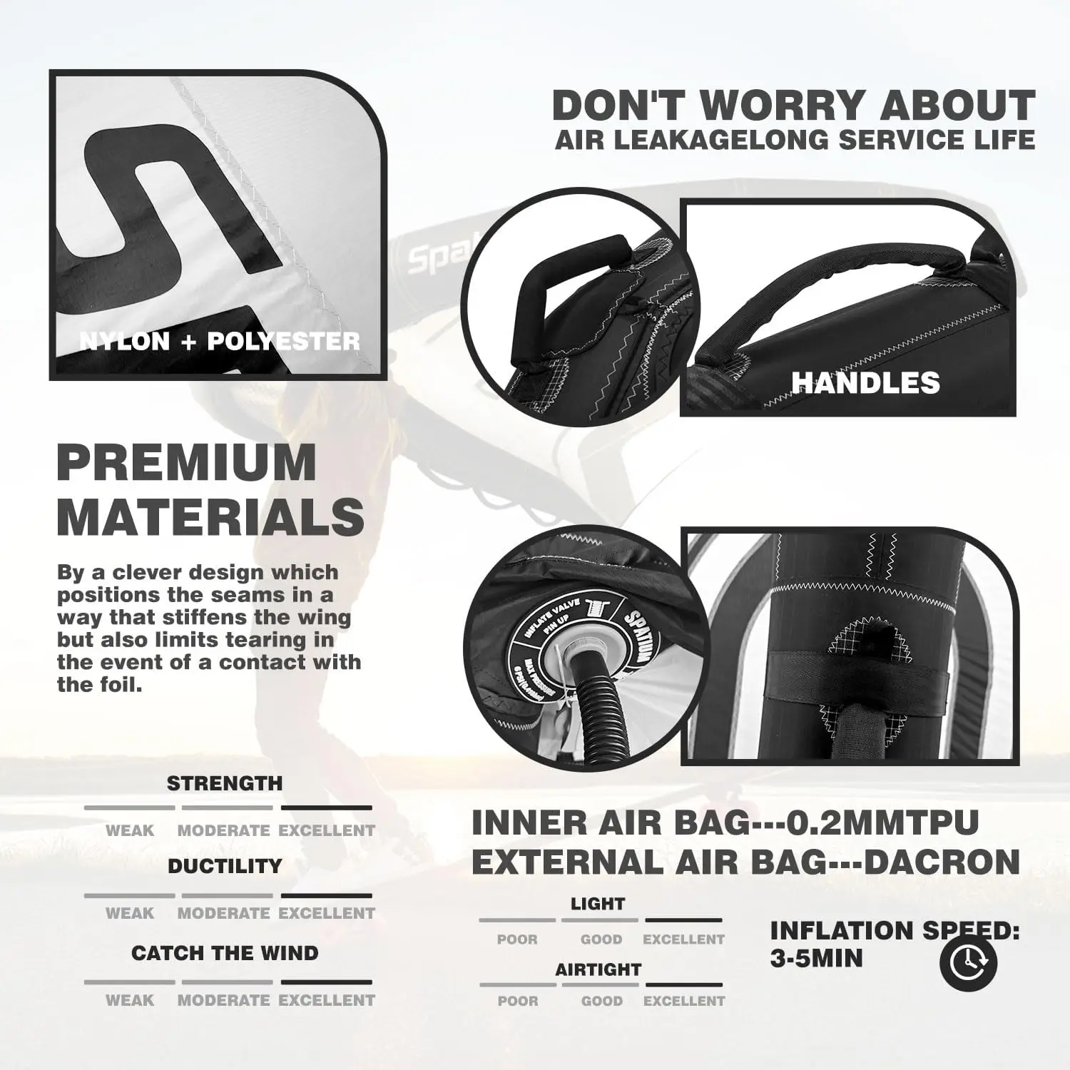 Фольга Spatium Wingfoil Wind Wing Foil