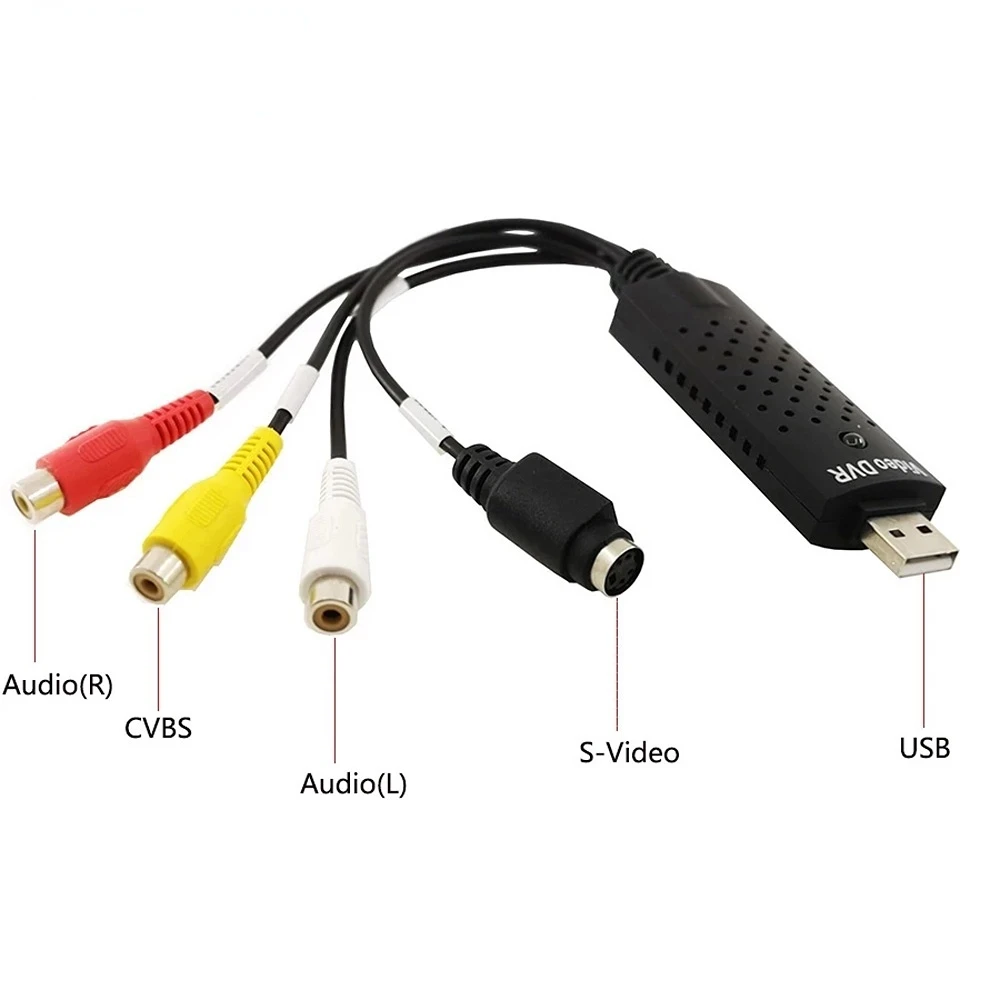 Adaptador USB 2,0 para Placa De Captura De vídeo, TV, DVD, VHS,...
