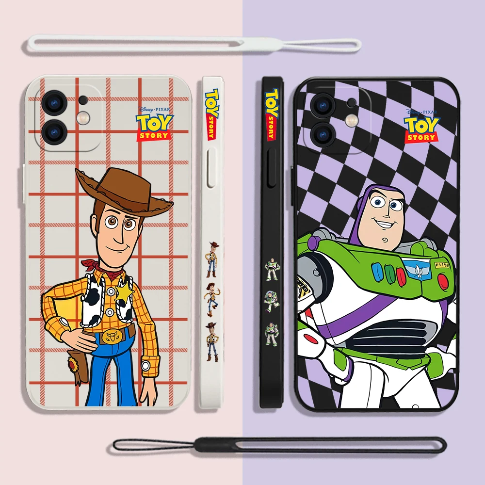 

Disney Toy Story Phone Case For Samsung A81 A53 A50 A12 A22S A52 A52S A51 A72 A71 A32 A22 A20 A30 A21S A11 4G 5G with Hand Strap