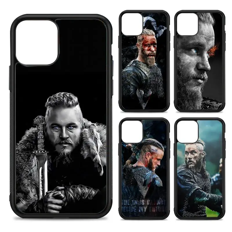 

Vikings Ragnar Lothbrok Phone Case Silicone PC+TPU Case for iPhone 11 12 13 Pro Max 8 7 6 Plus X SE XR Hard Fundas
