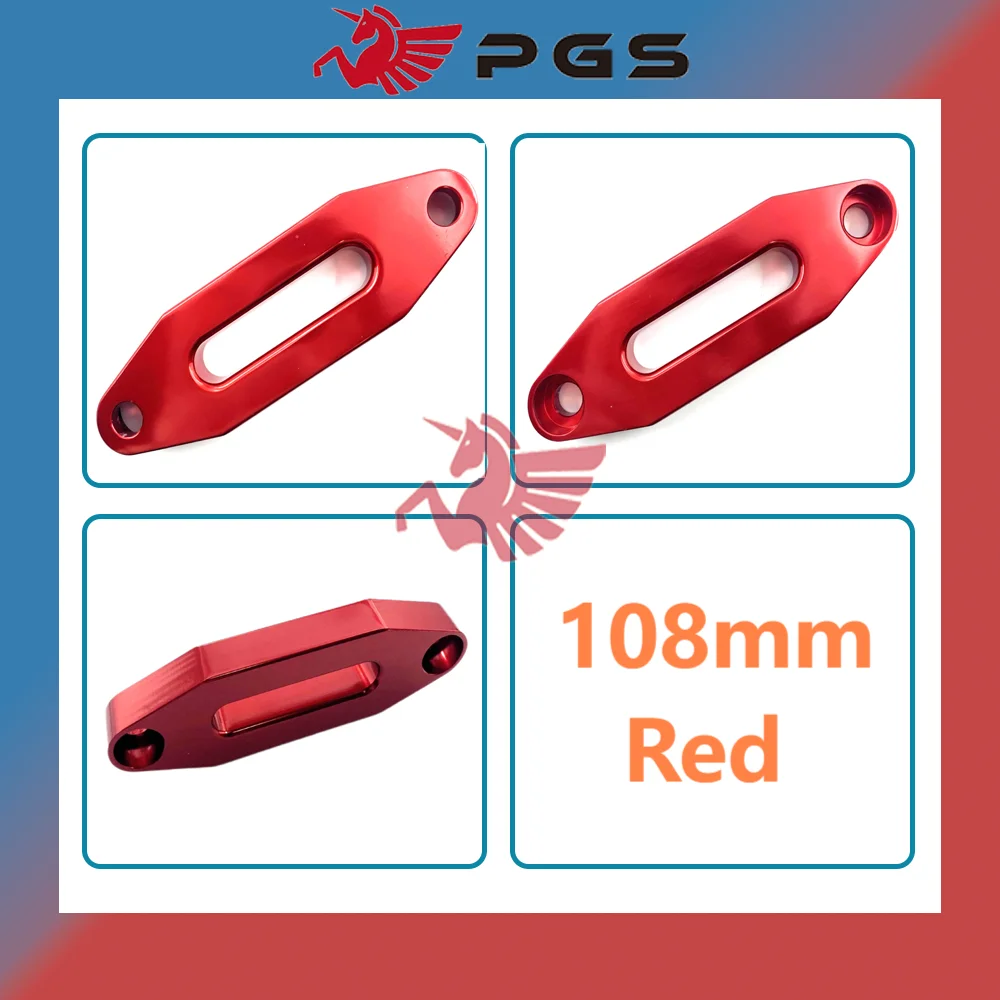 

108 мм лебедка для восстановления Fairlead Hawse Guide Синтетический кабельный болт с узором 108 мм для ODES AODES Металлический алюминиевый Hawse Fairlead