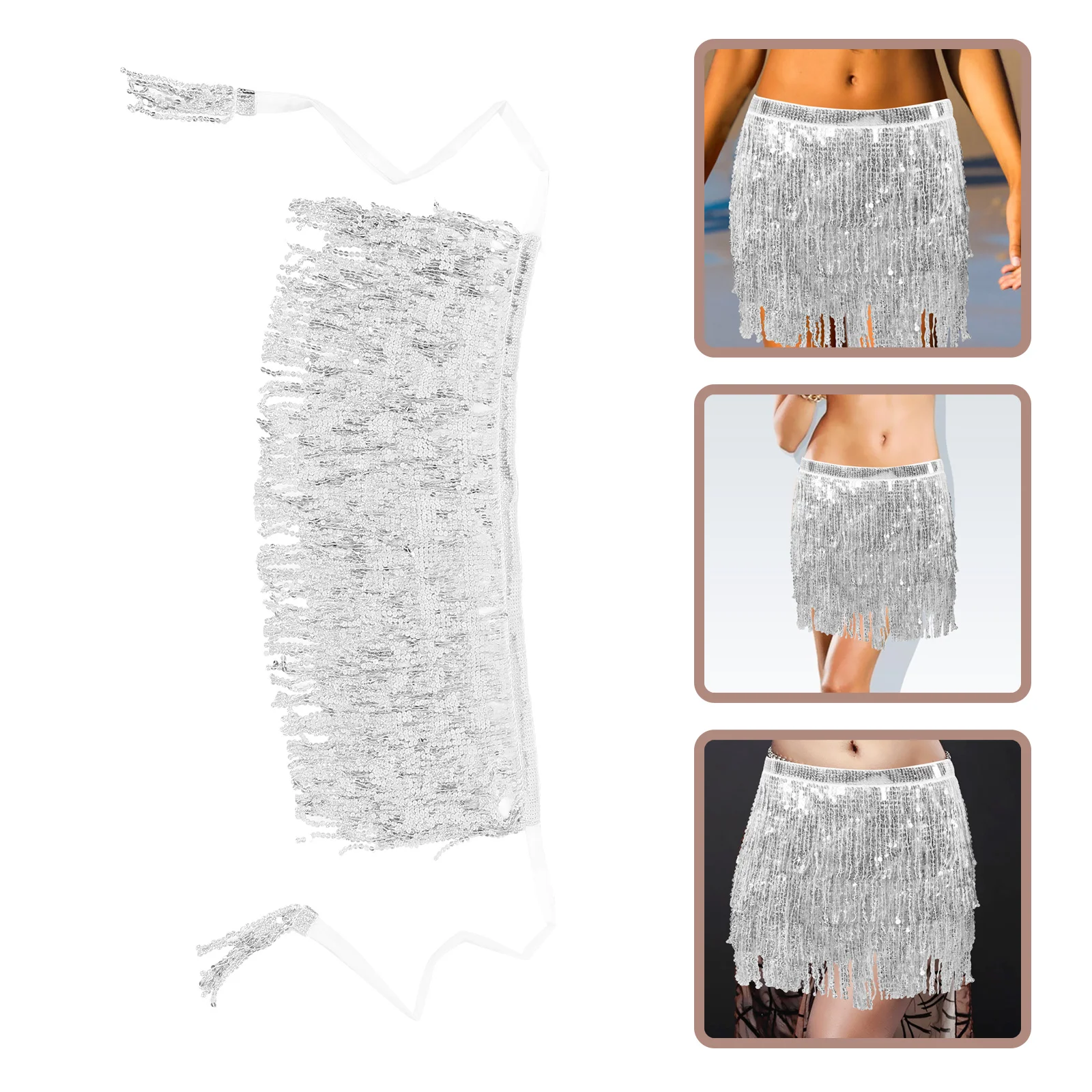 

Женская юбка для танца живота, танцевальный шарф из полиэстера