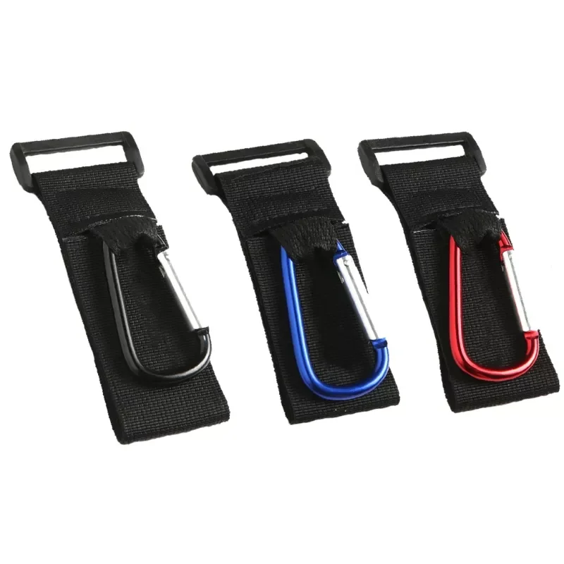 

Aluminum Alloy Helmet Hook Durable Motorcycle E-bike Baby Stroller D Ring Hook Practical Handlebar Bag Hook