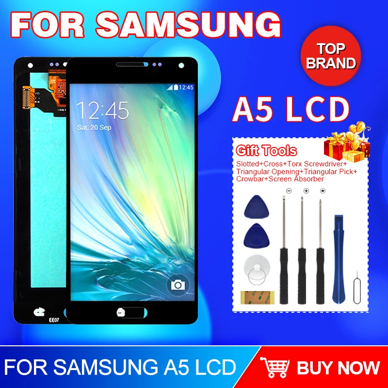 Горячая Распродажа 1 шт. бесплатная доставка дисплей A500 для Samsung Galaxy A5 2015