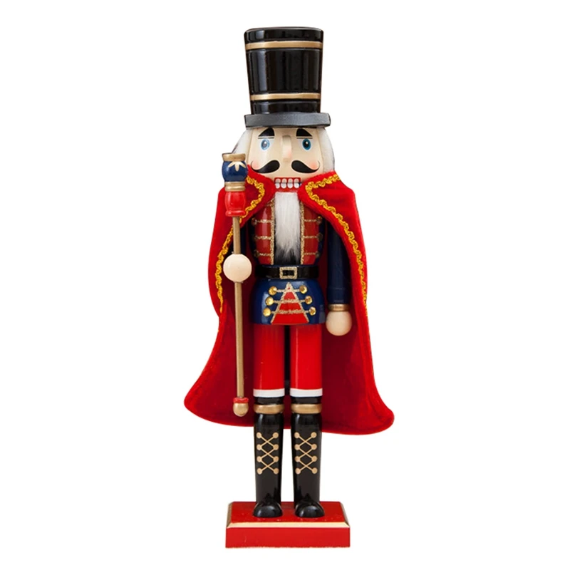 

38Cm Nutcracker Puppet Miniatures Christmas Gifts Living Room Table Decorations