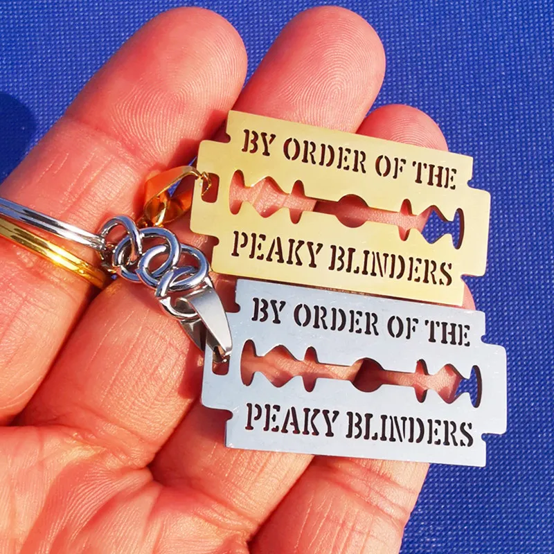 Брелок для ключей с изображением Томаса Шелби по заказу Peaky Blinders лезвие бритвы