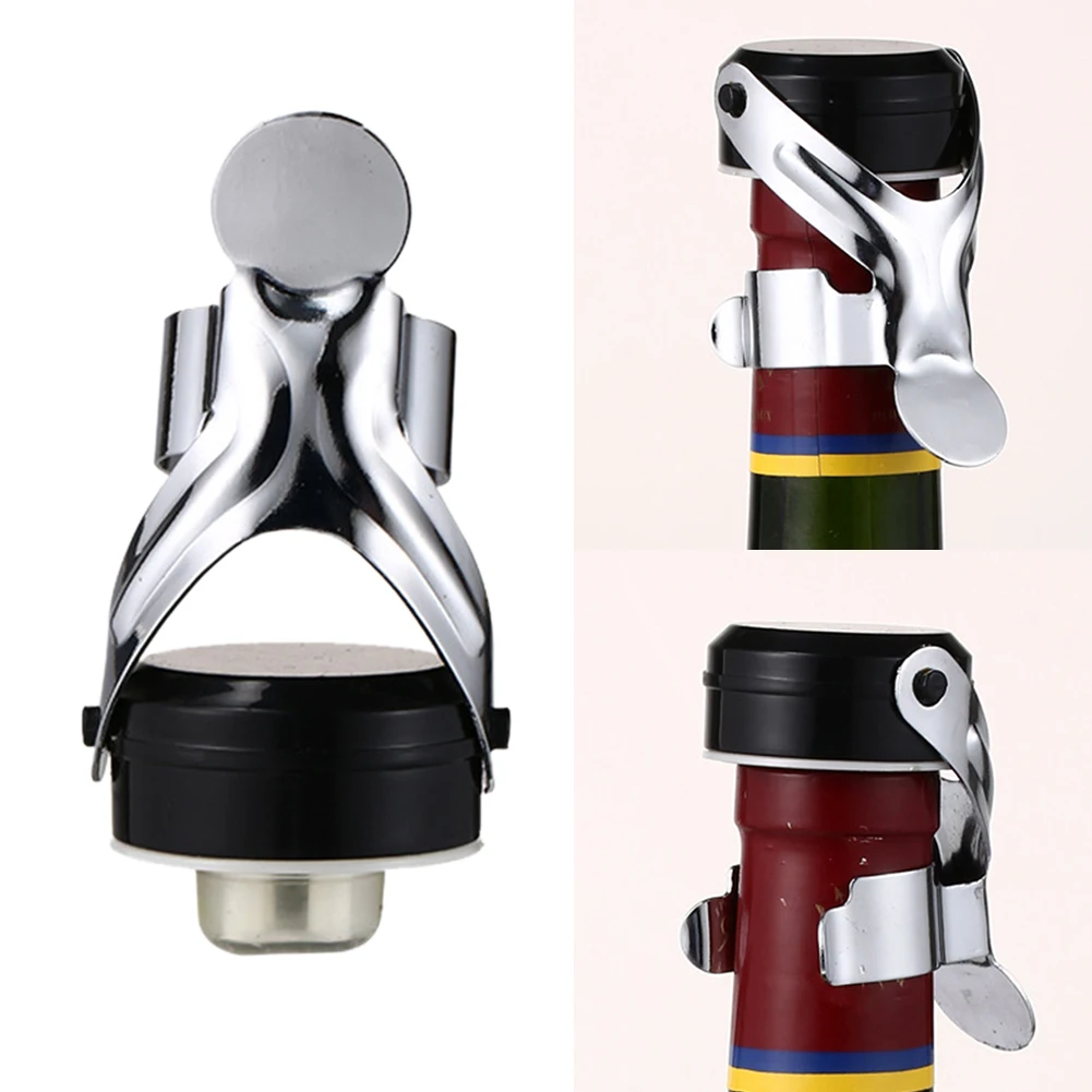 

Wine Storage Champagne Bar Supplies Home Bottle Stopper Cap For Prosecco Portable Sealer Plug Stainless Steel Leakproof Party