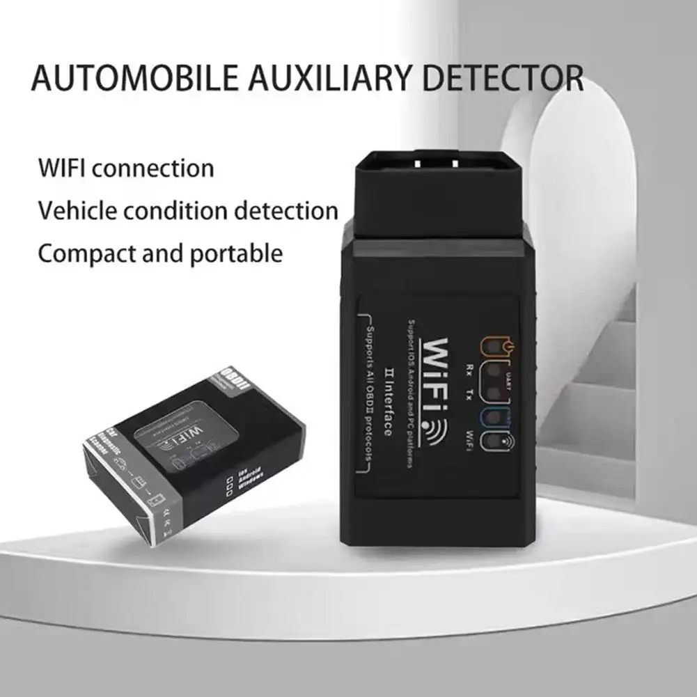 ELM327 для системы Apple и Android OBD2 WIFI V1.5 автомобильный диагностический инструмент