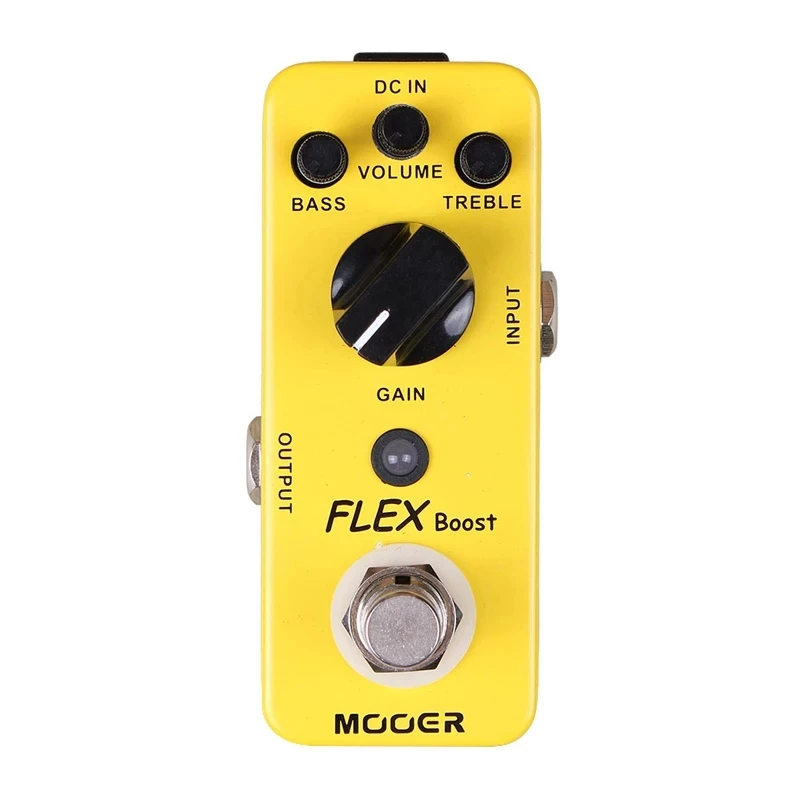 

Mooer Flex Boost Guitar Effect Pedal Wide Gain Range Boost Full Metal Shell True Bypass