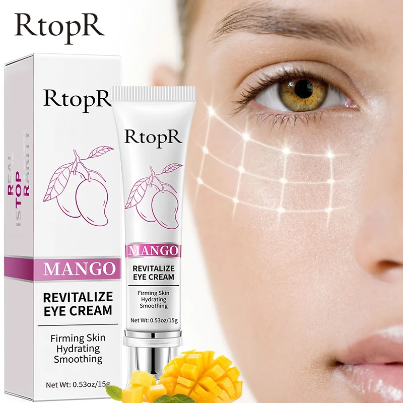 

RtopR Mango Rejuvenating Eye Cream Reduce Dark Circles and Improve Fine Lines Around the Eyes Eye Care Products 15g Women