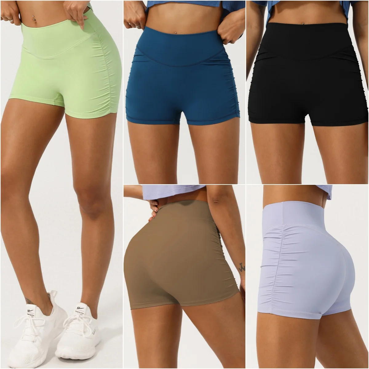 Женские шорты для йоги Nike из нейлона и спандекса