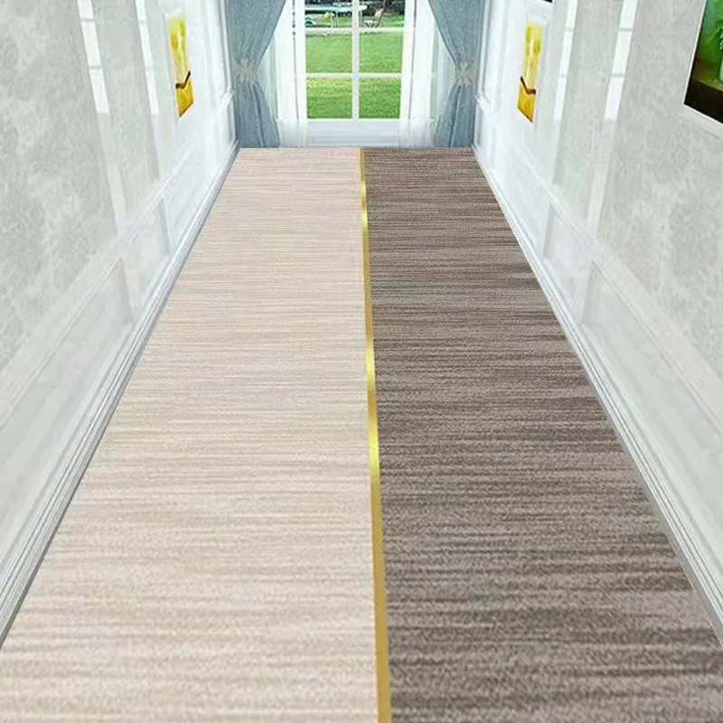 

Luxury Corridor Carpets for Hallway Living Room Decroation Hotel Stairway Lobby Area Rugs Entryway Anti-skid Mat Customizable