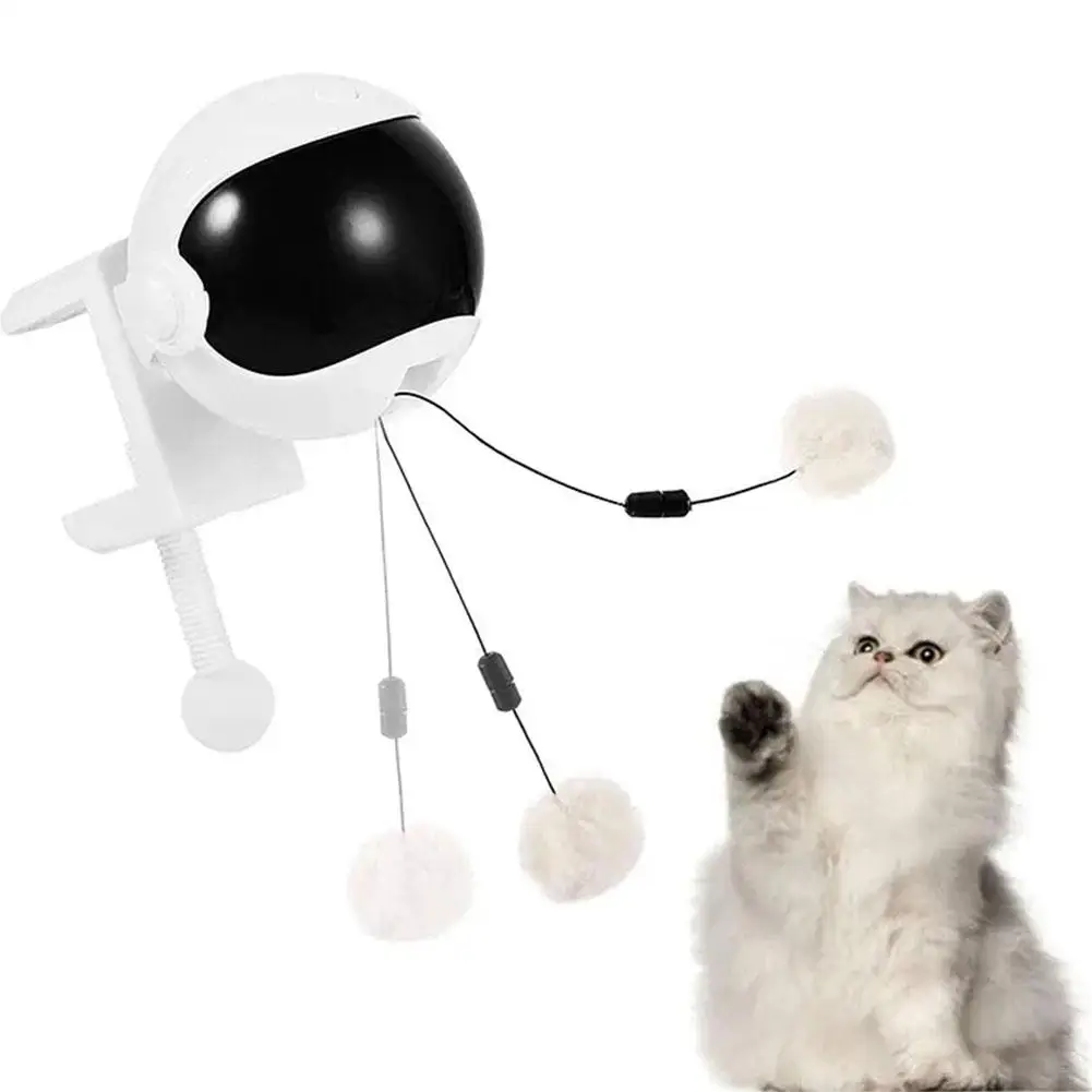 

Funny Electric Cat Toy Lifting Ball Cats Teaser Toy Interactive Rotating Toys Electronic Toys Motion Flutter Pet Cat Electr F5D5