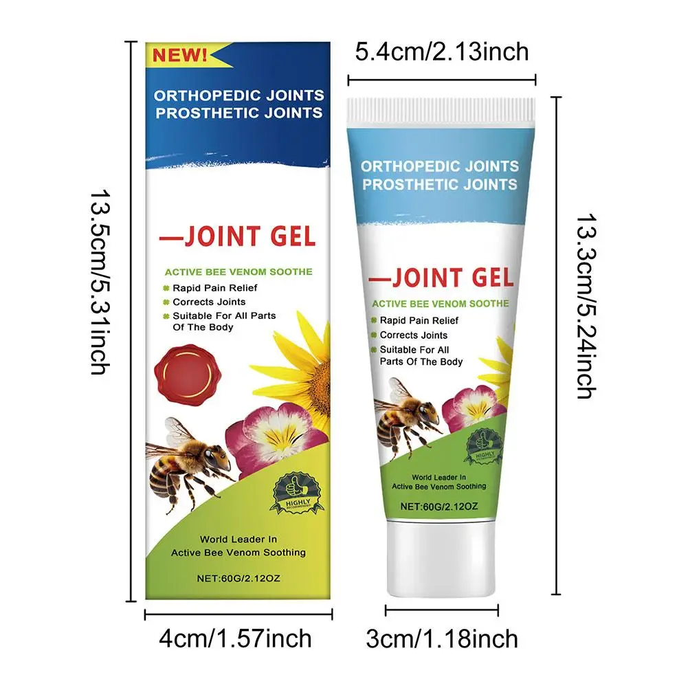 60 г Гель для облегчения суставов и костей крем терапии роликовый массажный