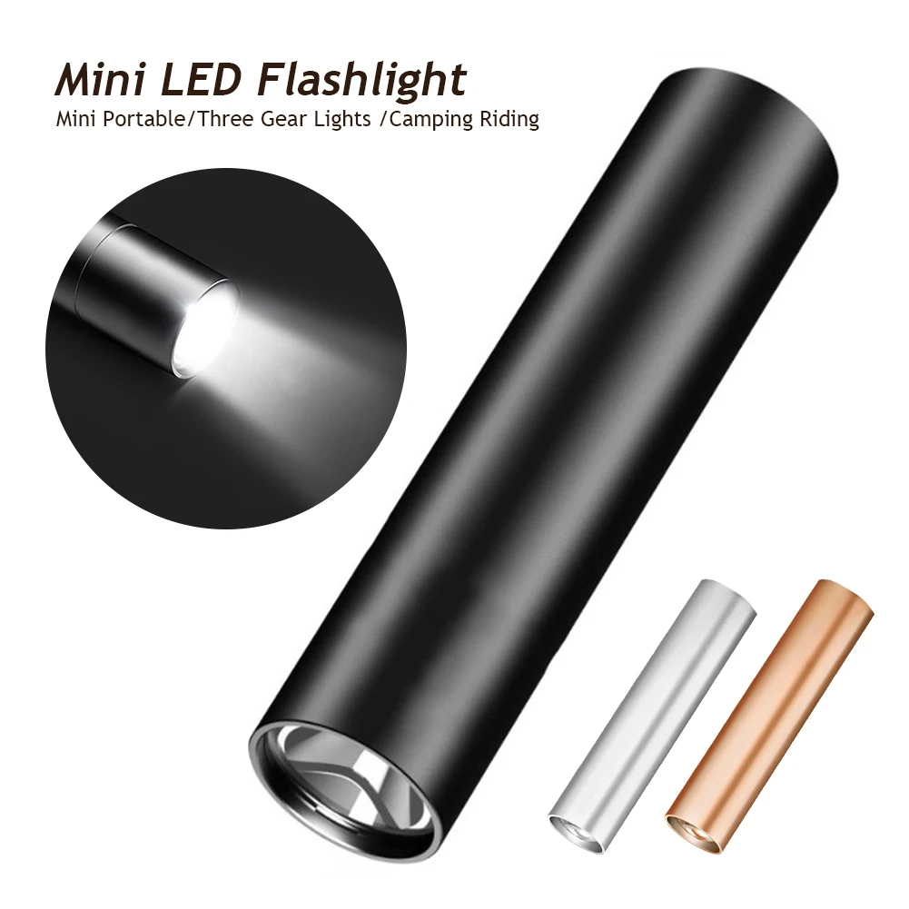 

USB Rechargeable Mini Flashlight LED Flashlight Waterproof Telescopic Powerful Torch Lamp Outdoor Work Zoom Portable Torch