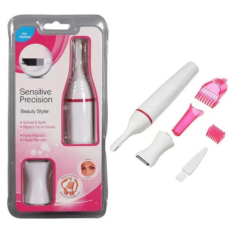 Портативный электрический эпилятор 5 в 1 безболезненный триммер для бровей тела